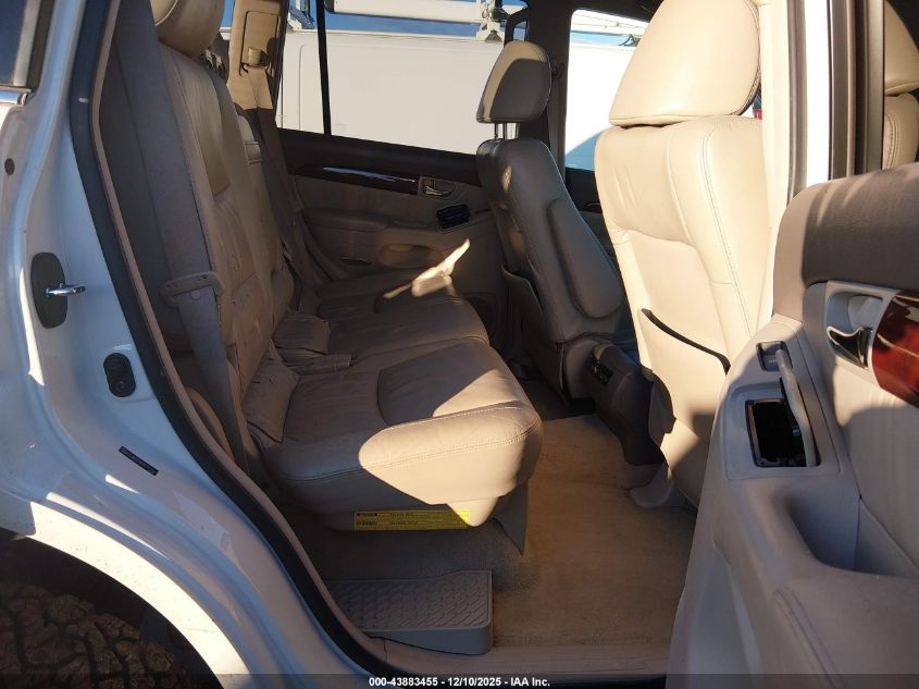 2008 Lexus Gx 470 VIN: JTJBT20X680161521 Lot: 43883455