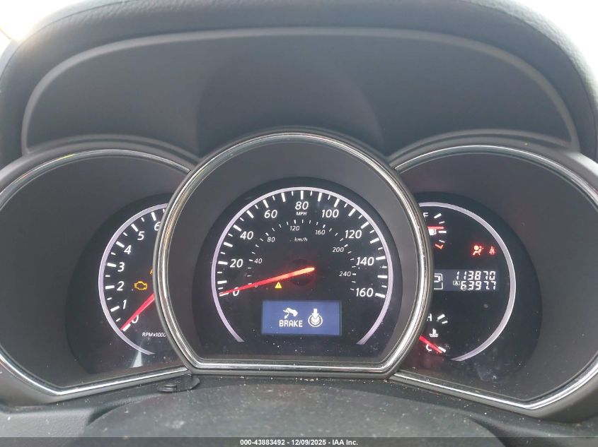 2011 Nissan Murano Crosscabriolet VIN: JN8AZ1FY0BW001604 Lot: 43883492