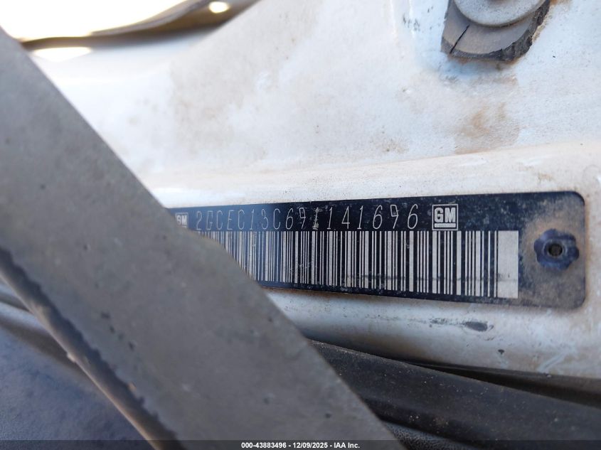 2009 Chevrolet Silverado 1500 Ls VIN: 2GCEC13C691141696 Lot: 43883496