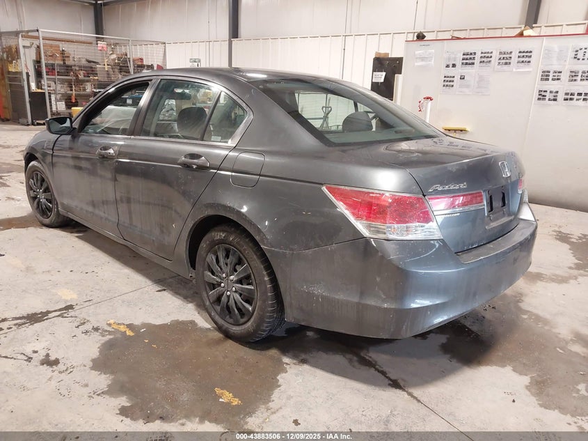 2012 Honda Accord 2.4 2.4 Lx Grey Lot 111043883506 Vin 1HGCP2F39CA062891