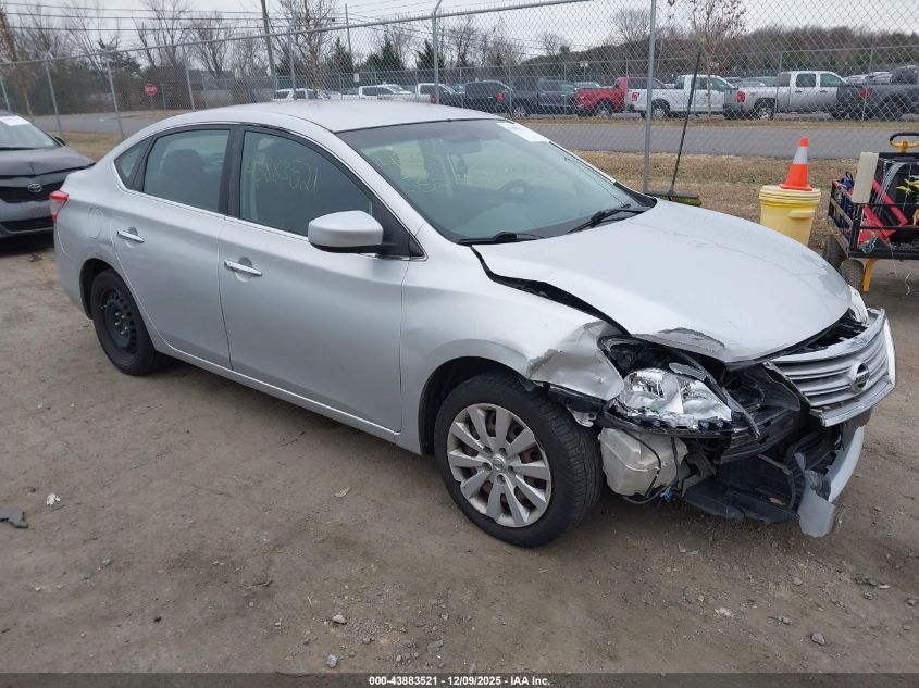 2014 Nissan Sentra Sv VIN: 3N1AB7AP3EL689662 Lot: 43883521
