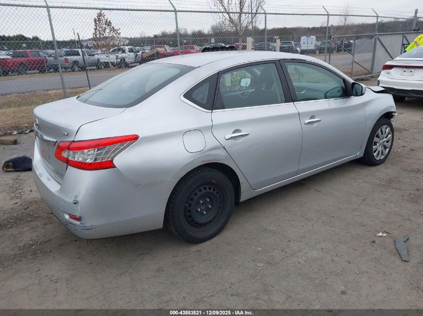 2014 Nissan Sentra Sv VIN: 3N1AB7AP3EL689662 Lot: 43883521