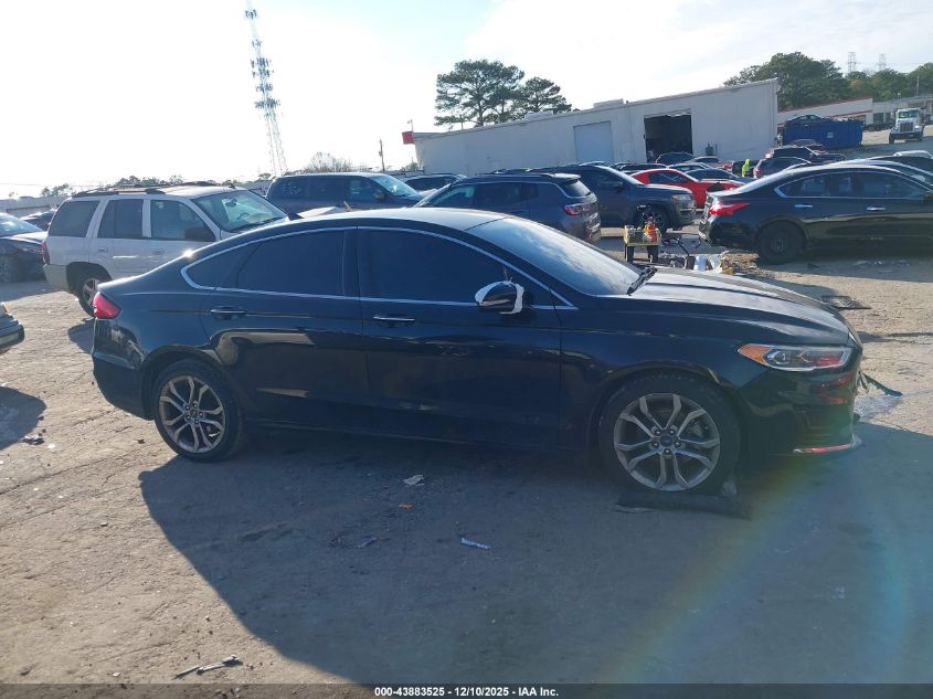 2019 Ford Fusion Sel VIN: 3FA6P0CD2KR237909 Lot: 43883525