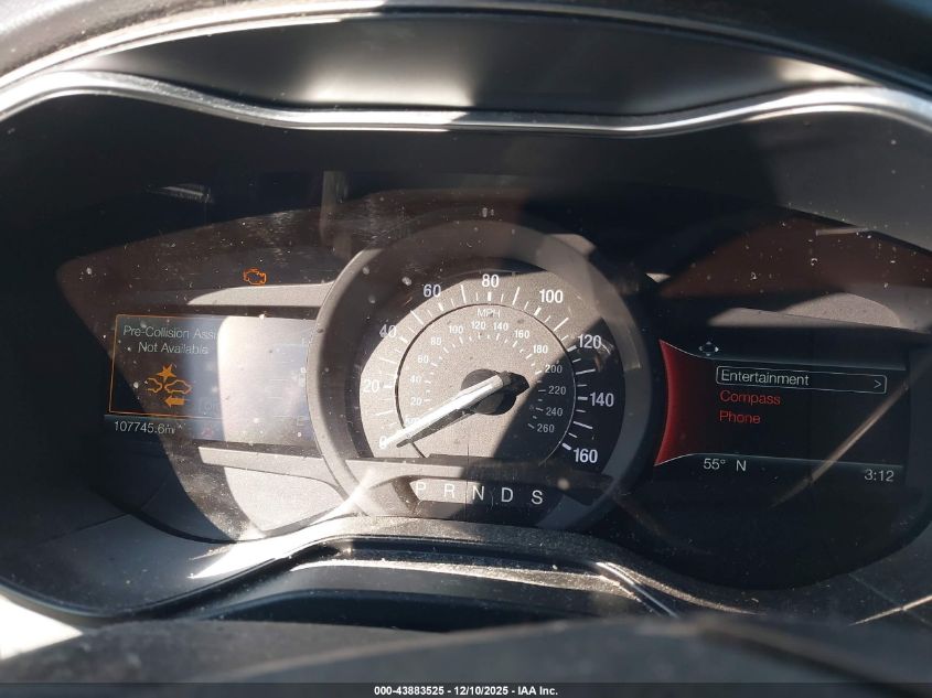 2019 Ford Fusion Sel VIN: 3FA6P0CD2KR237909 Lot: 43883525