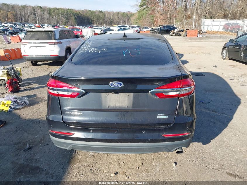 2019 Ford Fusion Sel VIN: 3FA6P0CD2KR237909 Lot: 43883525
