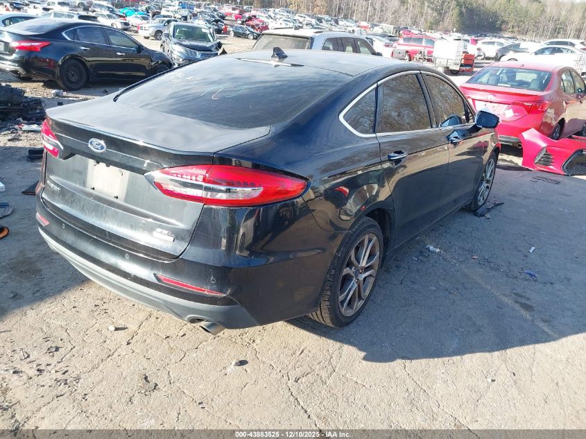 2019 Ford Fusion Sel VIN: 3FA6P0CD2KR237909 Lot: 43883525