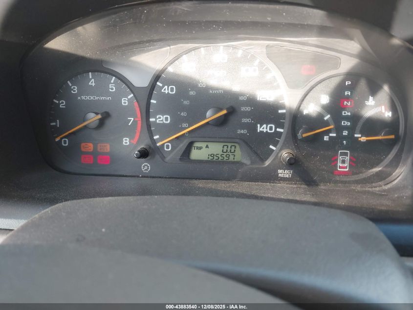 1999 Honda Accord Ex V6 VIN: 1HGCG1658XA011206 Lot: 43883540