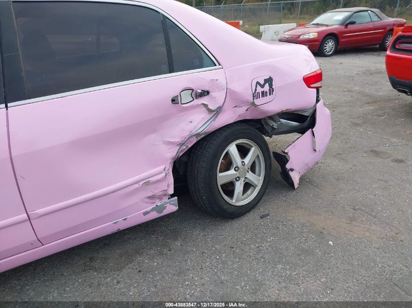 2003 Honda Accord 2.4 Ex VIN: 1HGCM566X3A053492 Lot: 43883547