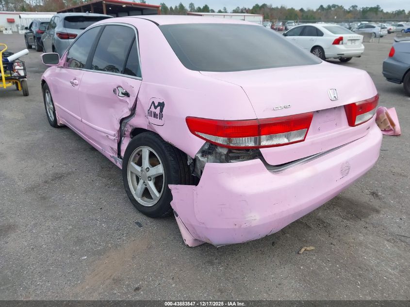 2003 Honda Accord 2.4 Ex VIN: 1HGCM566X3A053492 Lot: 43883547