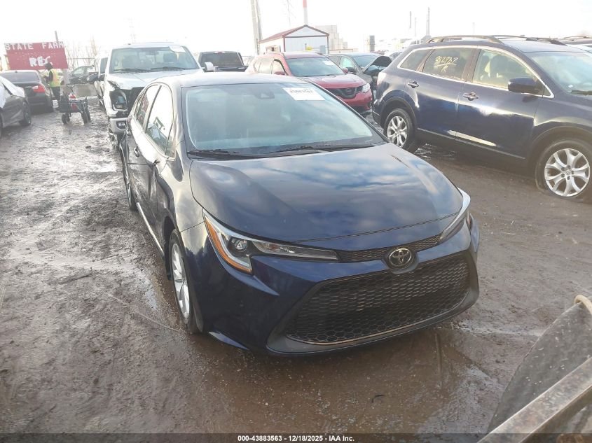 2021 Toyota Corolla Le VIN: 5YFVPMAE8MP161629 Lot: 43883563