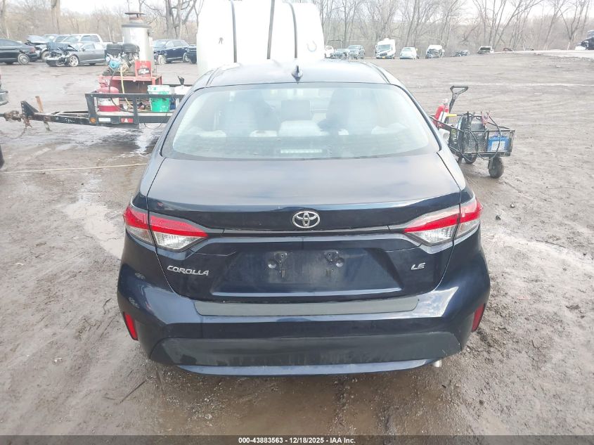 2021 Toyota Corolla Le VIN: 5YFVPMAE8MP161629 Lot: 43883563