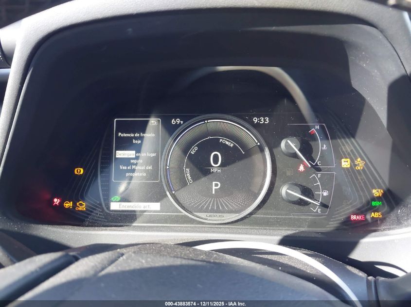 2021 Lexus Ux 250H VIN: JTHX9JBH8M2042728 Lot: 43883574