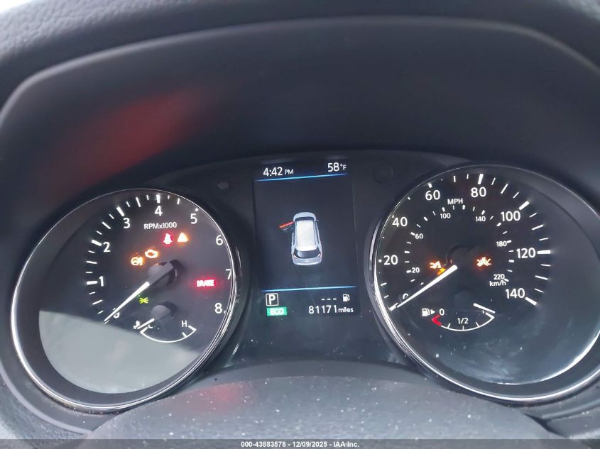 2019 Nissan Rogue Sv VIN: KNMAT2MT0KP544276 Lot: 43883578