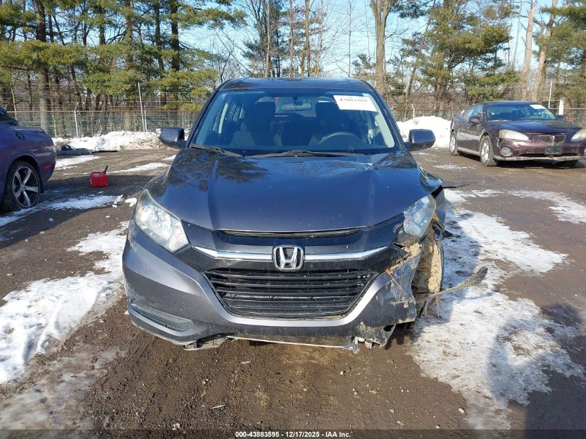 2016 Honda Hr-V Lx VIN: 3CZRU6H36GM706176 Lot: 43883595