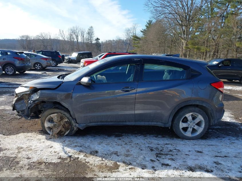 2016 Honda Hr-V Lx VIN: 3CZRU6H36GM706176 Lot: 43883595