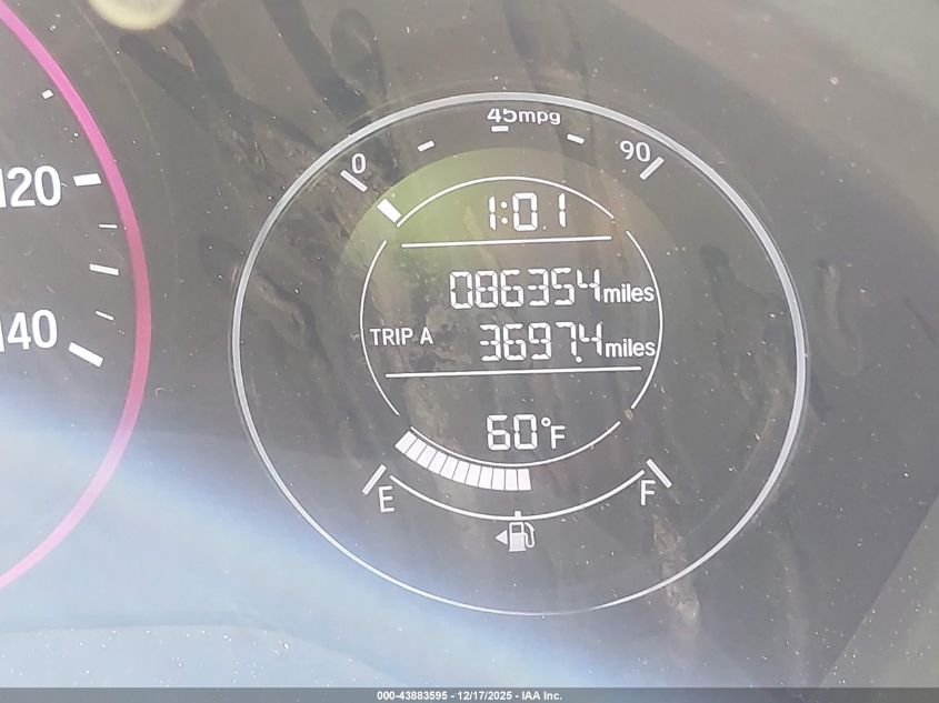 2016 Honda Hr-V Lx VIN: 3CZRU6H36GM706176 Lot: 43883595