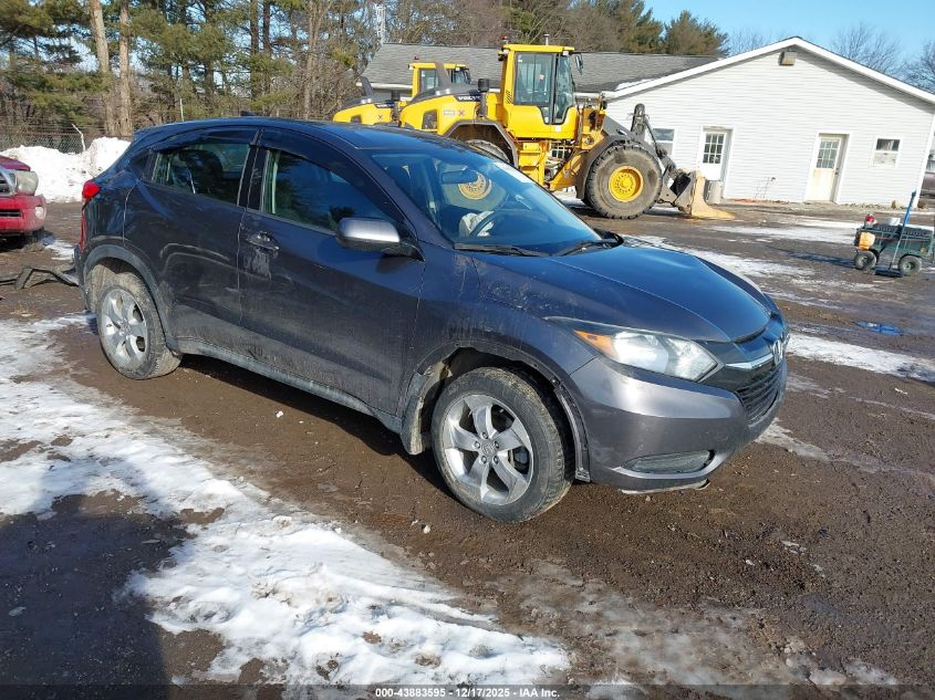 2016 Honda Hr-V Lx VIN: 3CZRU6H36GM706176 Lot: 43883595