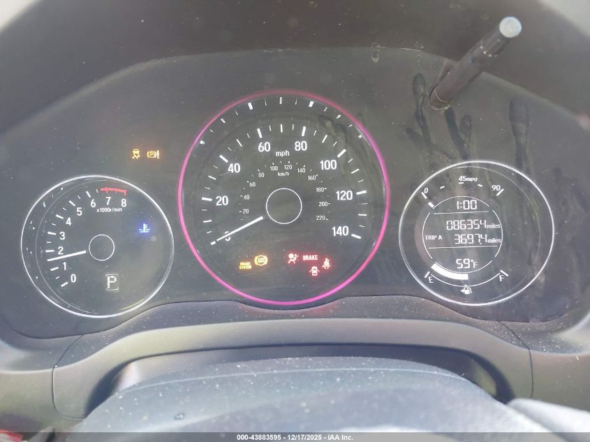 2016 Honda Hr-V Lx VIN: 3CZRU6H36GM706176 Lot: 43883595