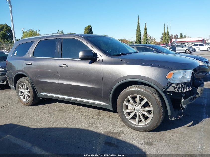 2017 Dodge Durango Sxt Rwd VIN: 1C4RDHAG3HC789406 Lot: 43883640