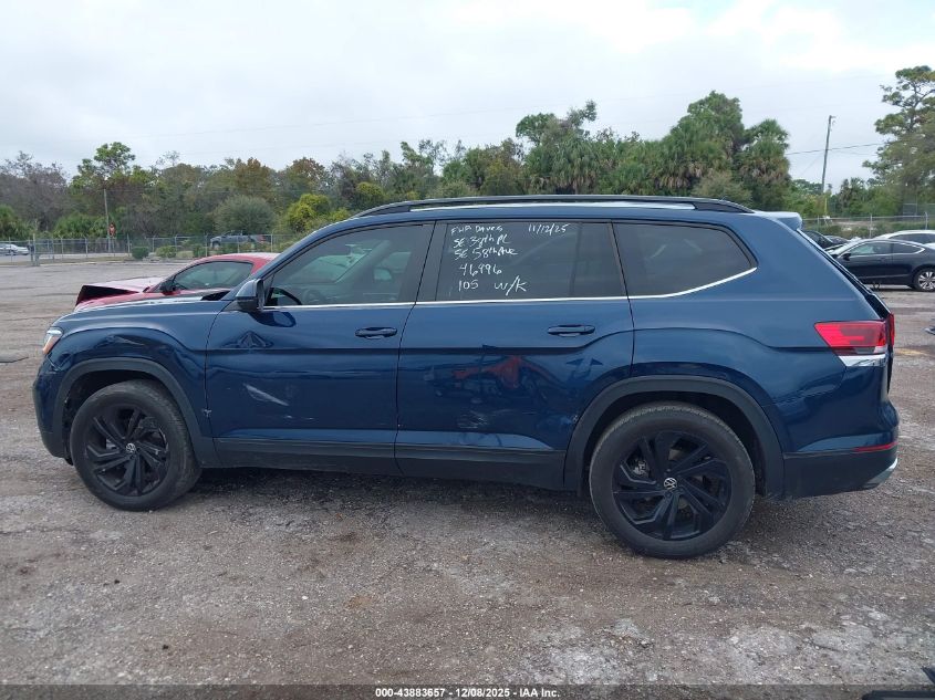 2022 Volkswagen Atlas 3.6L V6 Se W/Technology VIN: 1V2JR2CA8NC538167 Lot: 43883657