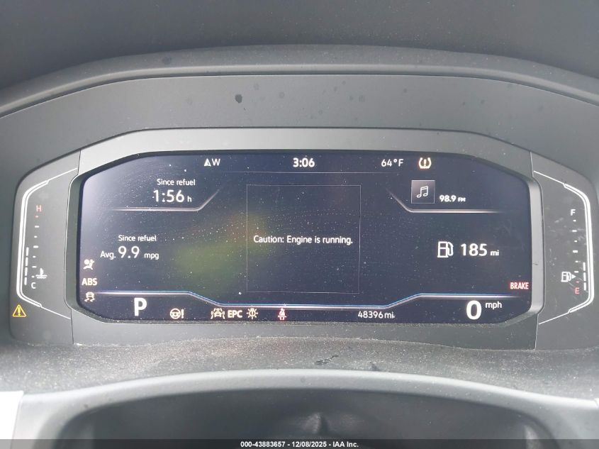 2022 Volkswagen Atlas 3.6L V6 Se W/Technology VIN: 1V2JR2CA8NC538167 Lot: 43883657