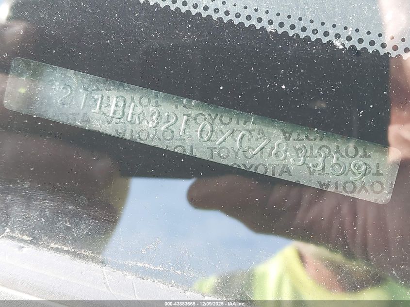 2007 Toyota Corolla S VIN: 2T1BR32E07C783359 Lot: 43883665