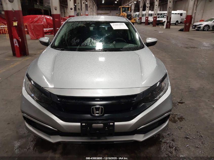 2020 Honda Civic Lx VIN: 19XFC2F65LE211599 Lot: 43883695
