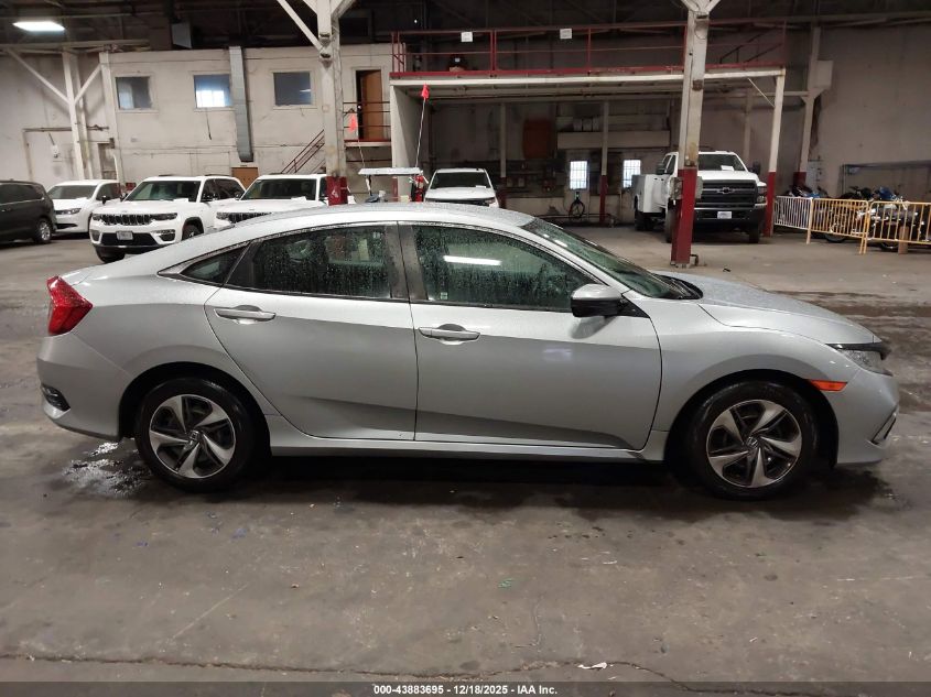2020 Honda Civic Lx VIN: 19XFC2F65LE211599 Lot: 43883695