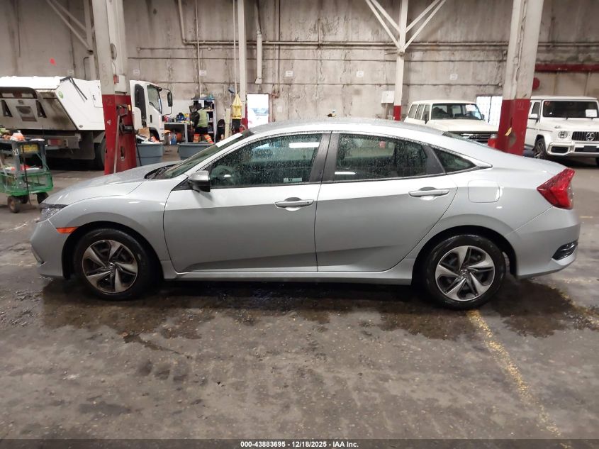 2020 Honda Civic Lx VIN: 19XFC2F65LE211599 Lot: 43883695