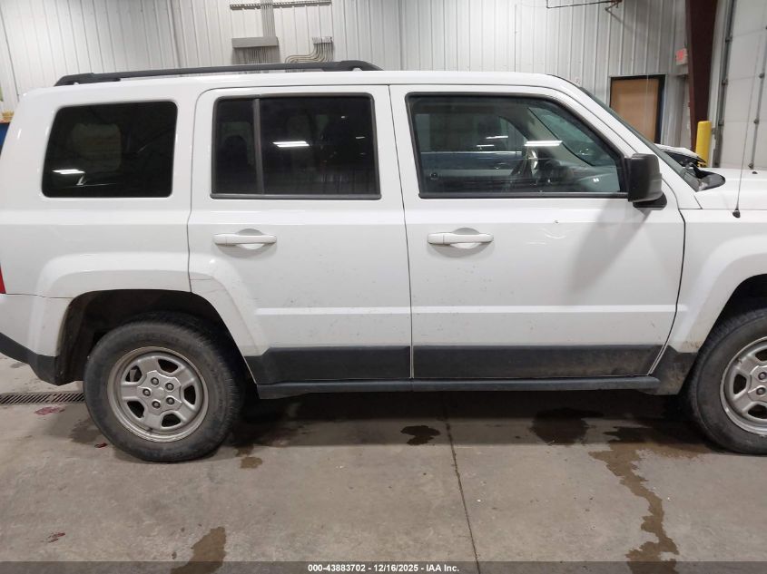 2015 Jeep Patriot Sport VIN: 1C4NJRBB0FD231360 Lot: 43883702