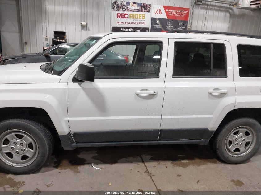 2015 Jeep Patriot Sport VIN: 1C4NJRBB0FD231360 Lot: 43883702