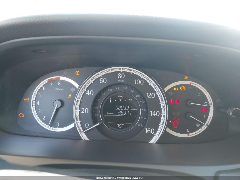 2015 Honda Accord Ex-L V-6 VIN: 1HGCR3F80FA020819 Lot: 43883718