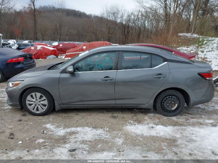 2020 Nissan Sentra S Xtronic Cvt VIN: 3N1AB8BV4LY289063 Lot: 43883723