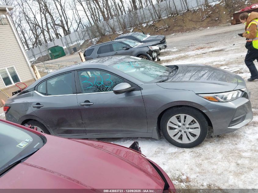 2020 Nissan Sentra S Xtronic Cvt VIN: 3N1AB8BV4LY289063 Lot: 43883723