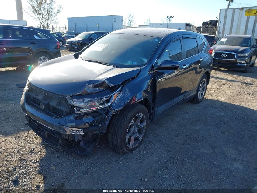 2019 Honda Cr-V Ex VIN: 2HKRW2H55KH670165 Lot: 43883739