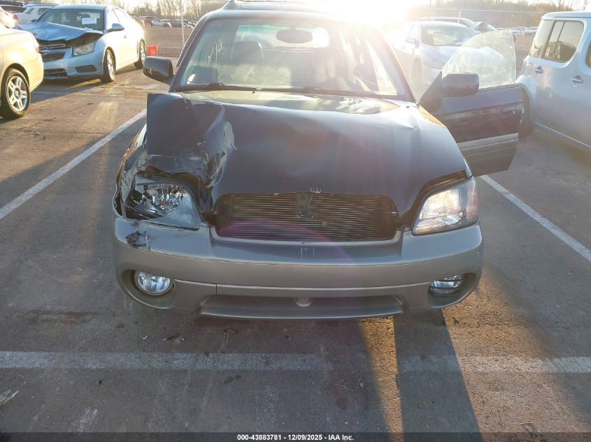 2003 Subaru Outback H6-3.0 L.l. Bean Edition VIN: 4S3BH806437642429 Lot: 43883781