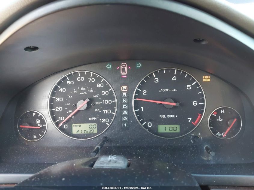 2003 Subaru Outback H6-3.0 L.l. Bean Edition VIN: 4S3BH806437642429 Lot: 43883781