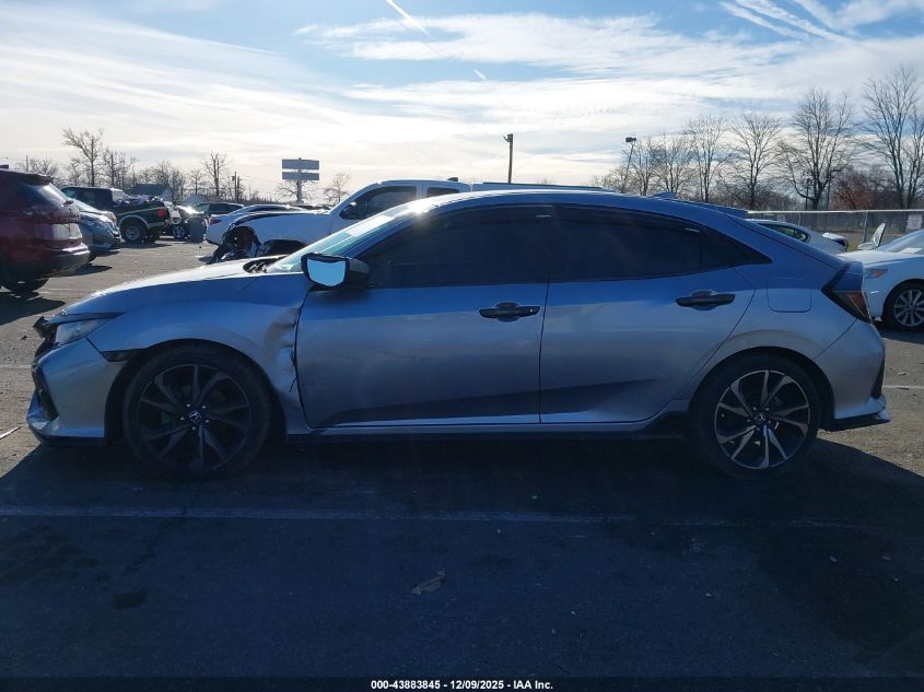 2018 Honda Civic Sport VIN: SHHFK7H43JU408465 Lot: 43883845