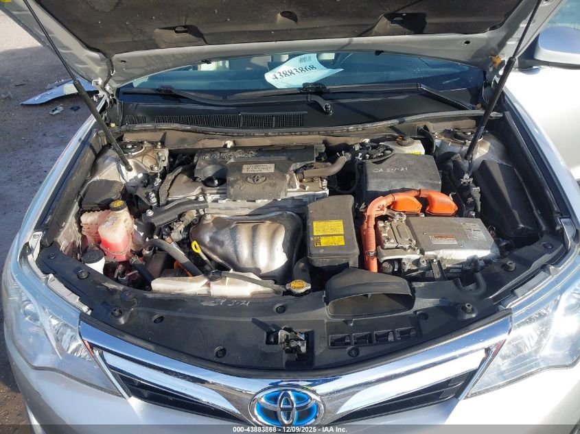 2012 Toyota Camry Hybrid Xle VIN: 4T1BD1FK4CU046211 Lot: 43883868