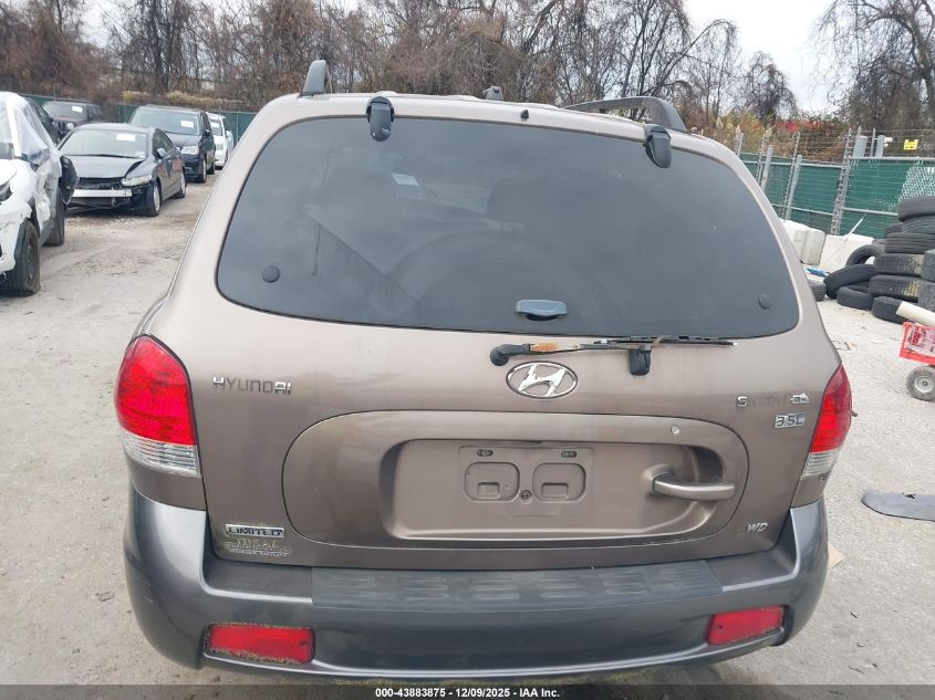 2006 Hyundai Santa Fe Gls/Limited VIN: KM8SC73E76U038239 Lot: 43883875