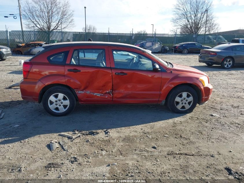 2008 Dodge Caliber Se VIN: 1B3HB28B48D636456 Lot: 43883877