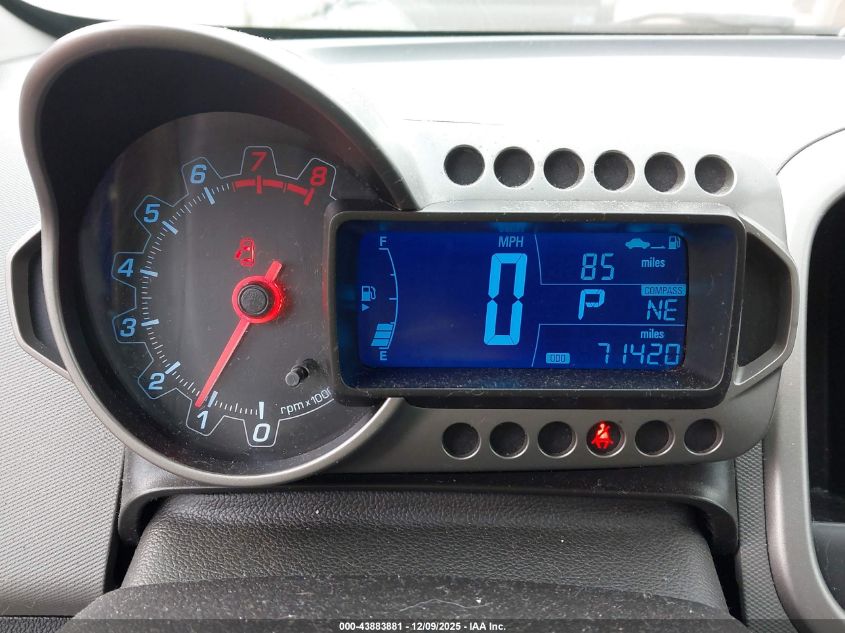 2013 Chevrolet Sonic Lt Auto VIN: 1G1JC6SG8D4222317 Lot: 43883881