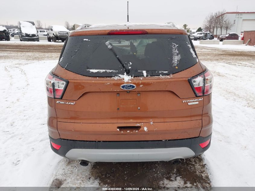 2017 Ford Escape Titanium VIN: 1FMCU0JD9HUE34243 Lot: 43883888