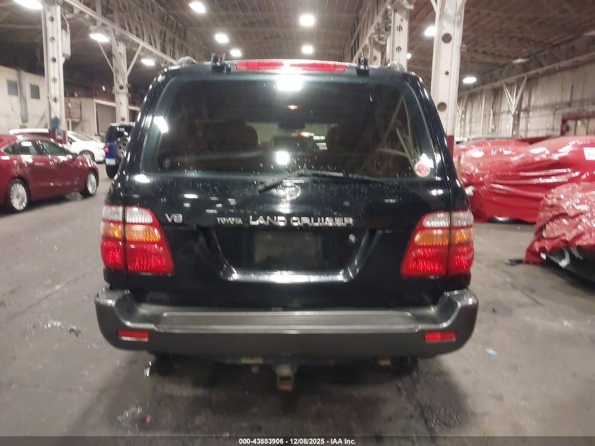 2001 Toyota Land Cruiser VIN: JTEHT05JX12010743 Lot: 43883906