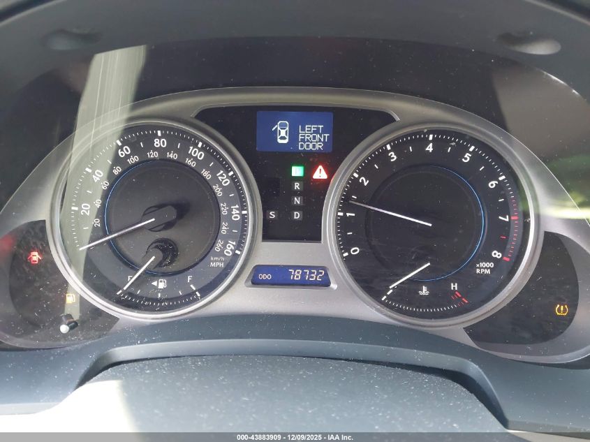 2008 Lexus Is 250 VIN: JTHCK262785021405 Lot: 43883909
