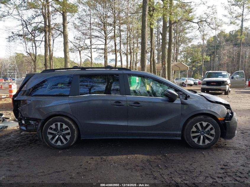 2025 Honda Odyssey Ex-L VIN: 5FNRL6H66SB025855 Lot: 43883950