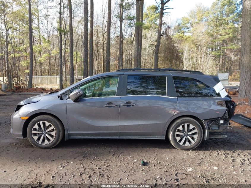 2025 Honda Odyssey Ex-L VIN: 5FNRL6H66SB025855 Lot: 43883950