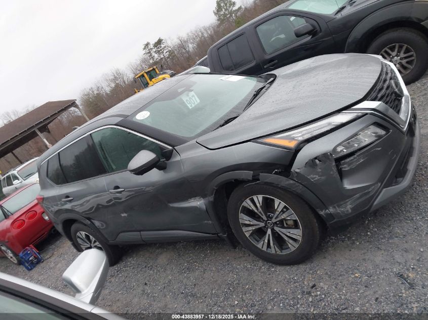 2021 Nissan Rogue Sv Intelligent Awd VIN: 5N1AT3BB3MC842813 Lot: 43883957