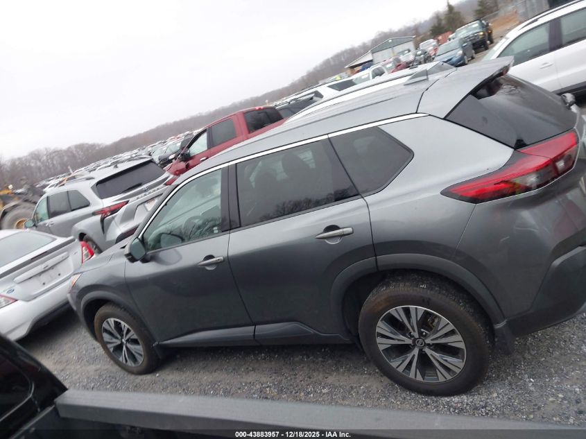 2021 Nissan Rogue Sv Intelligent Awd VIN: 5N1AT3BB3MC842813 Lot: 43883957
