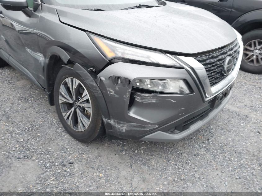 2021 Nissan Rogue Sv Intelligent Awd VIN: 5N1AT3BB3MC842813 Lot: 43883957